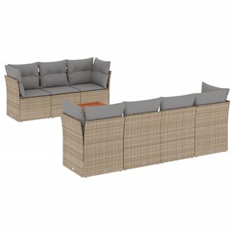 Conjunto de Mobiliário de Exterior VidaXL 3255842 - 1