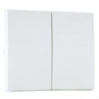 Tecla Dupla Efapel Branco - 1