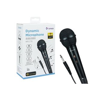 Microfone Dinâmico com Fio UNICO STAR MP1776 | 3 m - Preto - 1