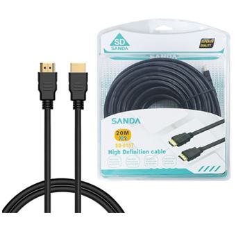 Cabo HDMI para HDMI SANDA SD-8157 | 20 m - Preto - 1