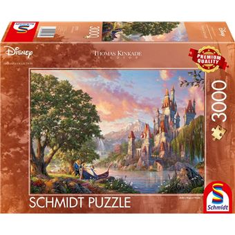 Puzzle Schmidt Spiele Desenhos Animados Thomas Kinkade Studios: Disney Dreams Collections - Belle's Magical World | 3000 Peças - 1
