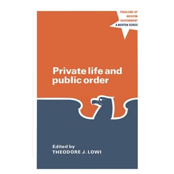 Private Life and Public Disorder - Paperback - 1968 - 1