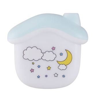 Luz de Presença em Formato Casa Sanda SD-4182 | Branco + Azul - 1