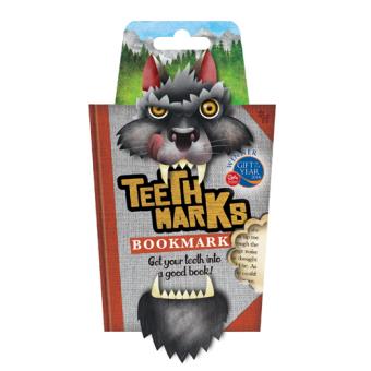 Marcador de Livros Teeth-Marks - Lobo - 1