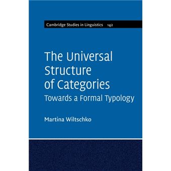 The Universal Structure Of Categories - 1