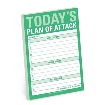 Knock Knock Today`s Plan of Attack Great Big Stickies - 1