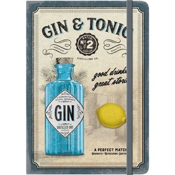 Caderno e Bloco de Notas Nostalgic Art Gin & Tonic - 1