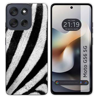 Capa de Silicone TUMUNDOSMARTPHONE para Motorola Moto G56 5G | Estampa de animais 2 desenhos - 1