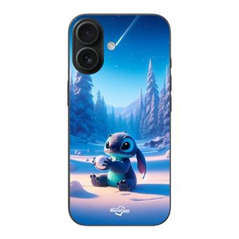 Capa Maniacase para Iphone 16 | Stitch neve estrelada fofa 3D - 1