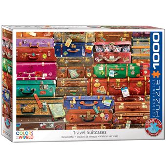 Puzzle Eurographics Malas Viagem | Travel Suitcases | 1000 Peças - 1