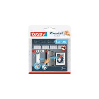 Suporte de Montagem TESA Powerstrips CLICK S | Branco - 1