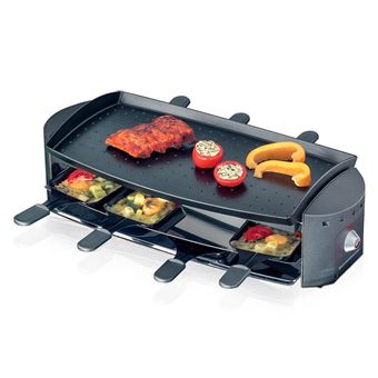 Raclette Rommelsbacher RC 1200 - Preto, Inox