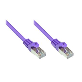 Cabo de rede Alcasa RJ45-RJ45, m-m, 0.15m | Violeta - 1