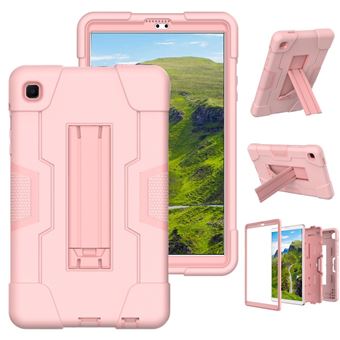 Capa TPU e Silicone Magunivers Samsung Galaxy Tab A7 Lite 8.7'' T225/T220 (2021) com Suporte Deslizante | Design de Cor de Contraste - Rose Gold - 1
