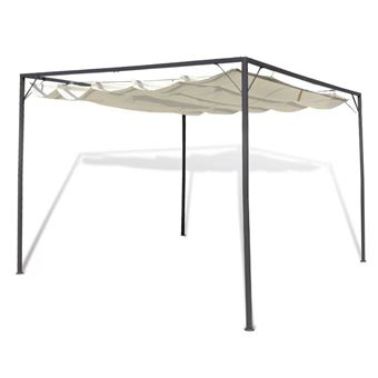 Pérgola vidaXL para Jardim com Toldo Retrátil - 1