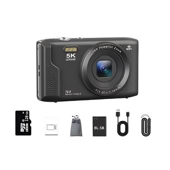 Câmara Digital SZSMART S95 PRO | Leve e Portátil | 128GB | Preto - 1