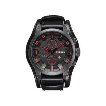 Relógio Curren 8225 - Preto/Vermelho - 1