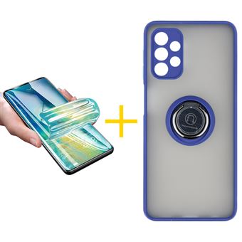 Pack 1 x Película de Hidrogel + Capa Accetel Samsung Galaxy A23 5G Gel Bumper Ring - Azul - 1