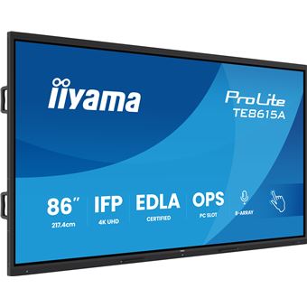 Ecrã de Sinalização iiyama TE8615A-B2AG | 4K UHD | 85,6'' - 1