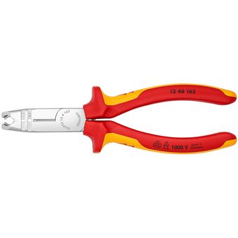 Descarnador de Cabo Knipex 13 46 165 | Vermelho, Amarelo - 1