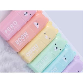 Sublinhador I-Total Macaron Ursinhos | 6 Cores - 1