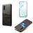 Capa Magunivers TPU + PU com Suporte de Cartão Duplo Preto para Samsung Galaxy Note 10_0