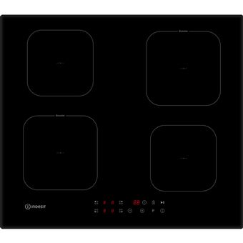 Placa Portátil de Indução Indesit IS F 18Q60 NE | 7400 W | 4 Zonas | Preto - 1