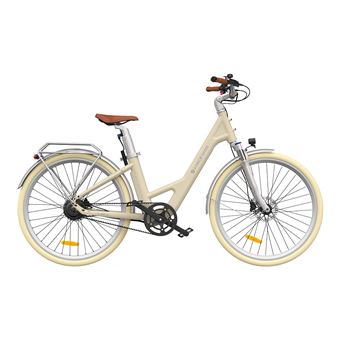 Bicicleta Elétrica ADO Air 28 Pro | Potência 250W | Bateria 36V9.6Ah | Autonomia Assistida 100KM | Freio a Disco Hidráulico | Bege - 1