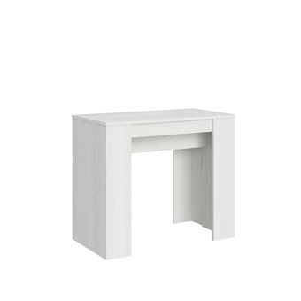 Mesa Consola Extensível Itamoby Basic Small | 90x48/204 cm | Cinza Branca - 1