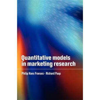 Quantitative Models in Marketing Research - Hardback - 2001 - 1