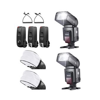 Kit Flashes com Disparadores + Acessórios para Nikon / Canon / Sony - 1