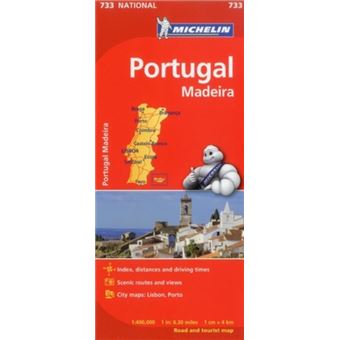 Portugal  Madeira  Michelin National Map 733 - 1