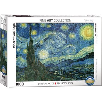 Puzzle Eurographics Arte Starry Night 1000 Peças - 1
