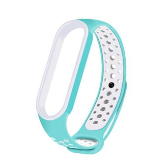 Bracelete Phonecare SportyStyle para Xiaomi Mi Band 6 / Mi Smart Band 6 - Verde / Branco - 1
