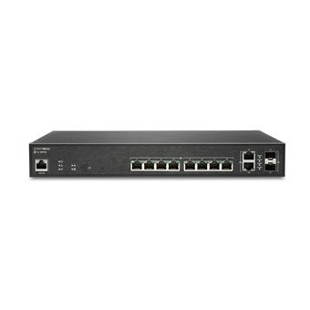 Switch de Rede SonicWall SWS12-10FPOE | Preto - 1