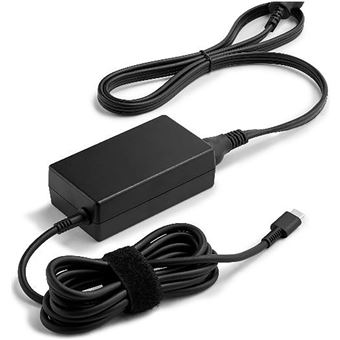 Adaptador e Transformador HP Transformador USB-C LC 65 W | Preto - 1