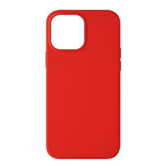 Capa de Silicone com Acabamento Semi-rígido Soft-touch Avizar para iPhone 13 Pro Max - Vermelho - 1
