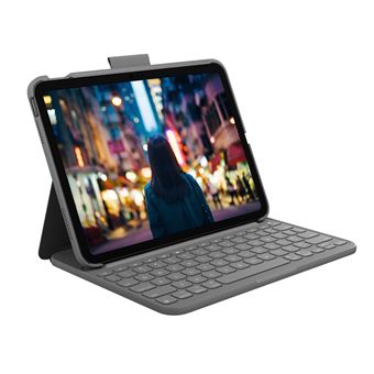 Teclado para Dispositivos Móveis Logitech Slim Folio | Cinzento - 1