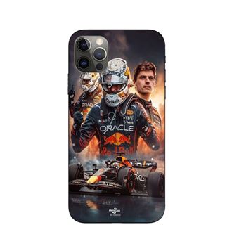 Capa Maniacase para iPhone 14 Pro Max Verstappen F1 art wallpaper - 1