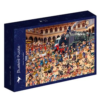 Puzzle BLUEBIRD 70579-P François Ruyer - French Train Station | 3000 Peças - 1