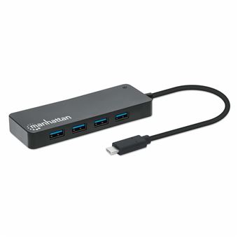 Hub de Interface Manhattan 168410 | Preto - Hubs - Compra na Fnac.pt