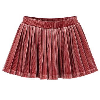 Saia plissada para criança | vidaXL | rosa-médio 92 | 1,5 a 2 anos - 1
