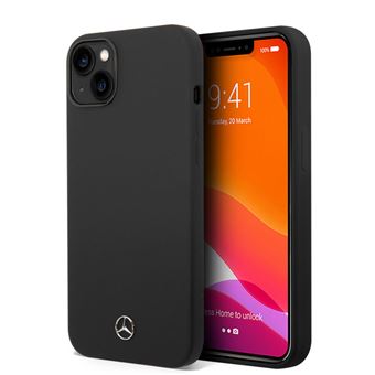 Capa Traseira Rígida Mercedes Benz para iPhone 14 Plus | Preto - 1