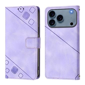 Capa ZURSANA para iPhone 17 Pro Max | Flip | Couro PU | À Prova de Choque | Suporte Dobrável | Fecho Magnético | Roxo - 1