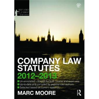 Company Law Statutes 2012-2013 - Paperback - 2012 - 1