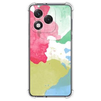 Capa Tumundosmartphone de Silicone à Prova de Choque para Honor 400 Lite 5G | design em aquarela e 02 desenhos - 1
