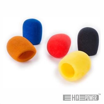 Conjunto 5 Esponjas Hq-Power para Microfone Windcap Sortidas Hq Power - 1