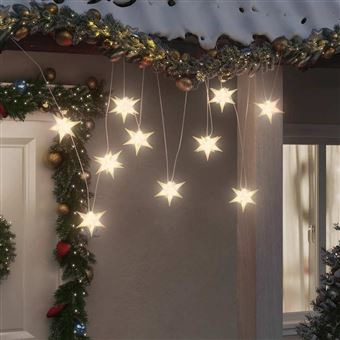 Luzes de Natal 10 LEDs vidaXL | 10 cm | branco - 1