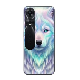 Capa Maniacase para Oppo A78 5G | Wolf white violet - 1