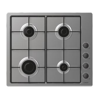 Placa a Gás Candy Smart CHW6LBX/4U | 59.5 cm | 4 Zonas | Aço inoxidável - 1